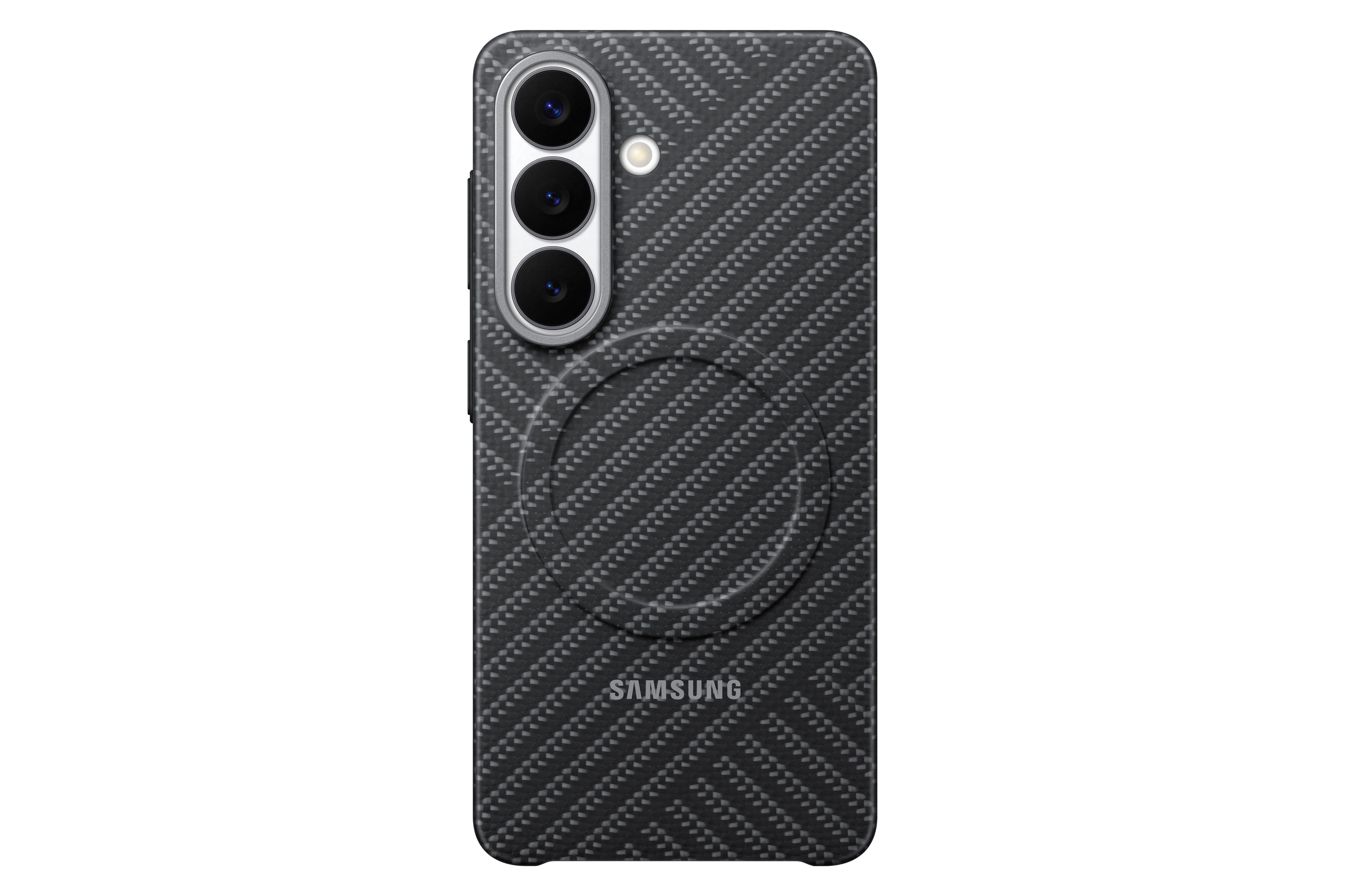 Samsung Galaxy S26 Carbon Magnet Case - Grey - Handys Cover Cases Ef-ks942ssegww