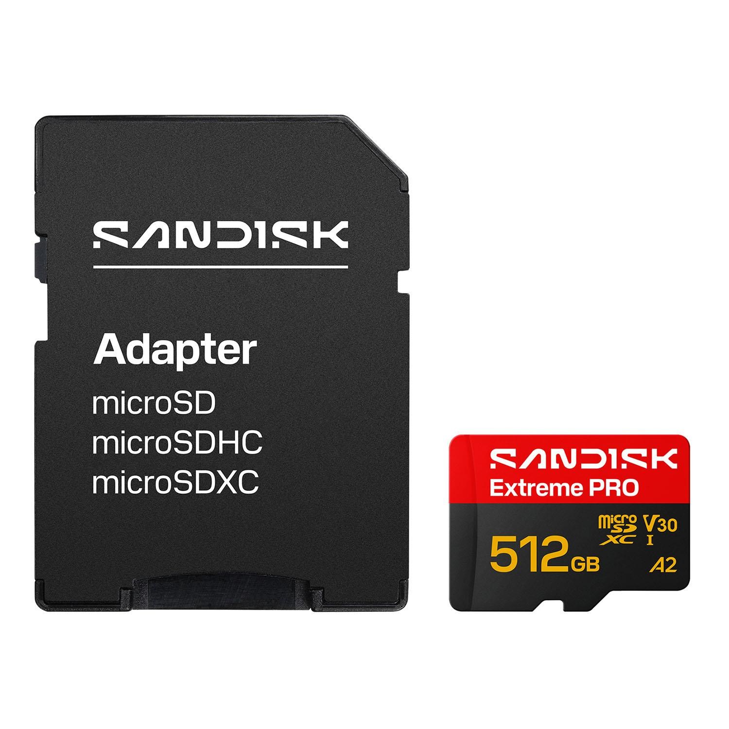Sandisk Extreme Pro Microsd/sd - 250mb/s - 512gb - Speicherkarten