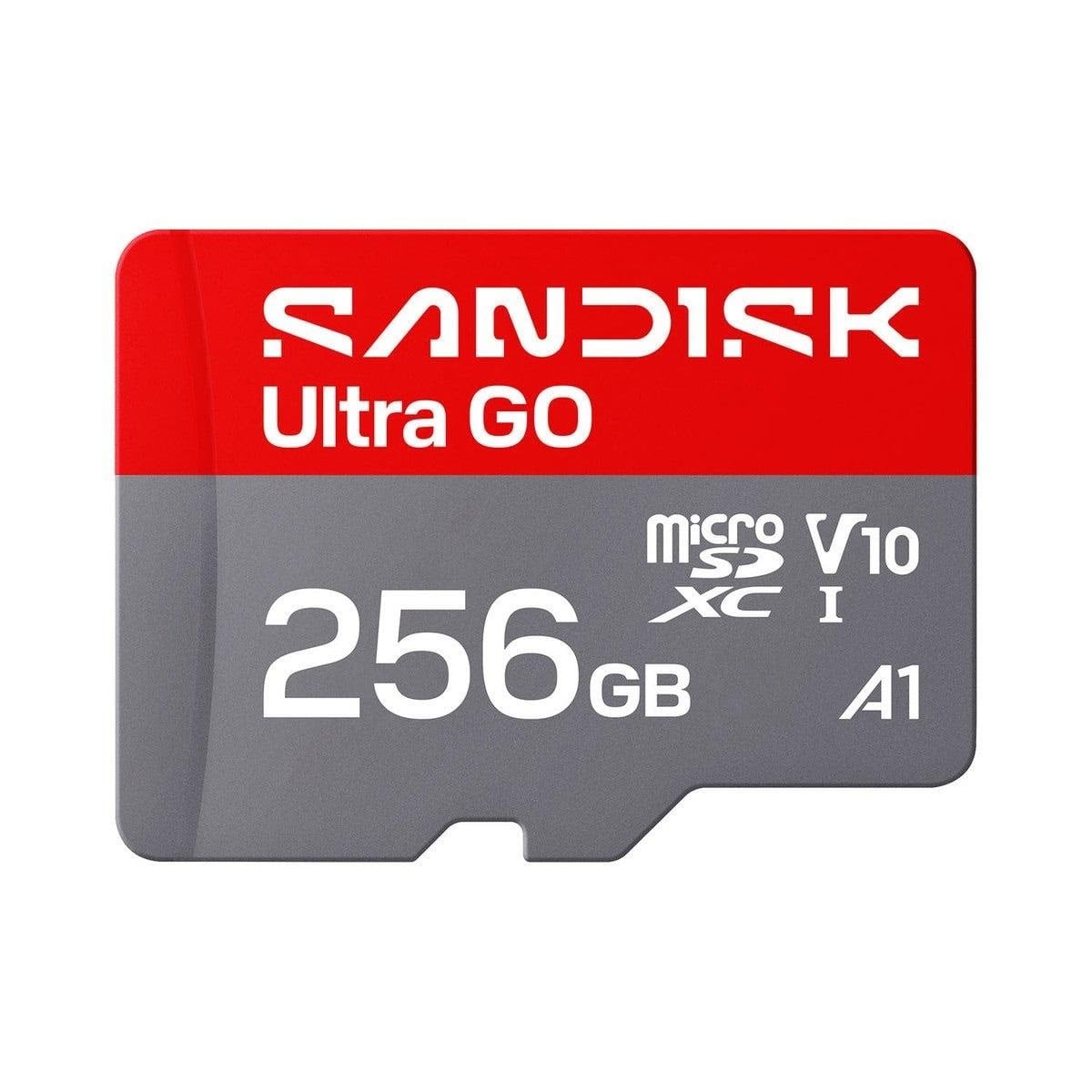 Sandisk Ultra GO Microsd - 190mb/s - 256gb - Speicherkarten Sdsqugn-256g-gn6mn