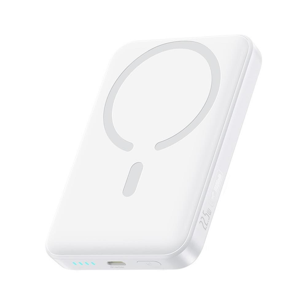 Baseus Enerfill Fm11 Ultra-mini 10000mah 22.5W Magsafe Compatible Power Bank With Simple Usb-c 20v/3a 30cm Cable - White - 10000 Mah - Powerbank Akku
