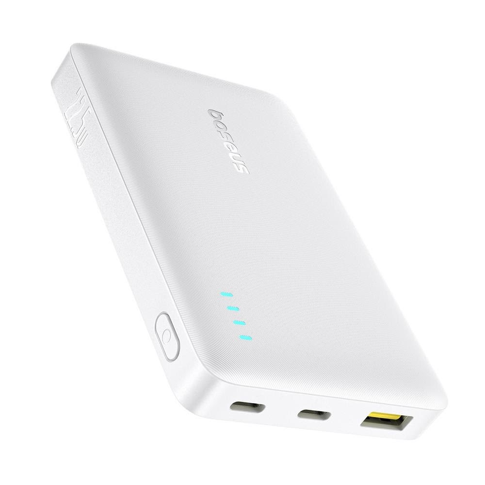 Baseus Enerfill Fp21 Power Bank 10000mah 22.5W Usb-a - Usb-c - White - 10000 Mah - Powerbank Akku