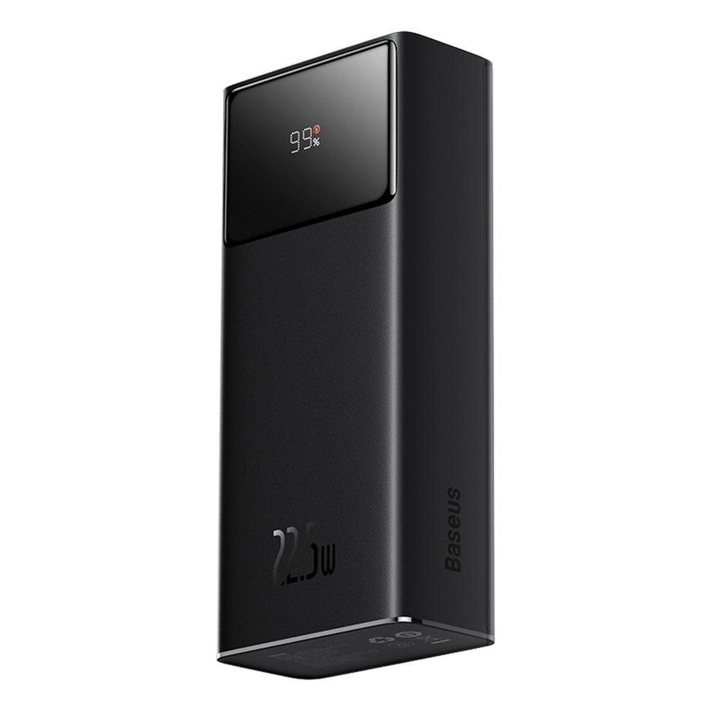 Baseus Enerfill Fp41 30000mah 22.5W Power Bank With Simple Usb-a - Usb-c 3A 30cm Cable - Black - 30000 Mah - Powerbank Akku