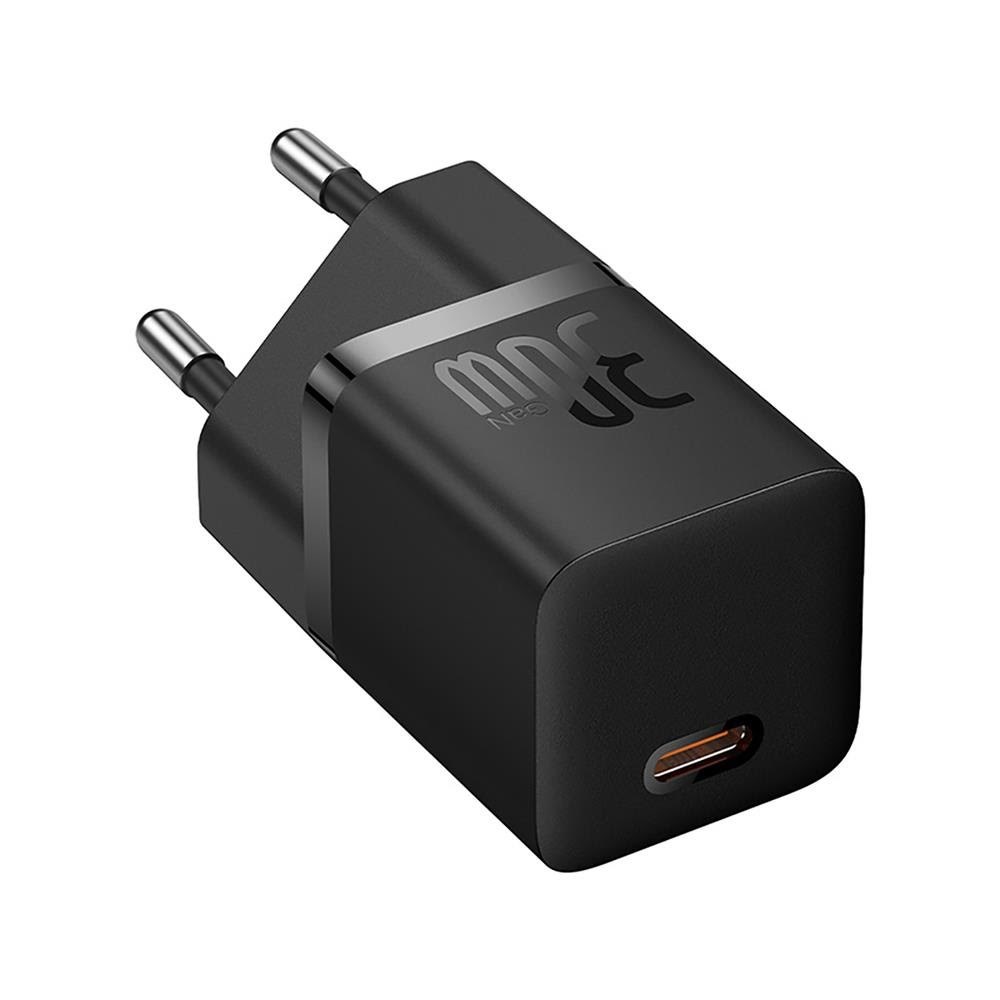 Baseus Gan5 30w Wall Charger With 100w Usb-c to Usb-c Cable - Black - Handys Adapter Und Ladegeraete P10110902113-00