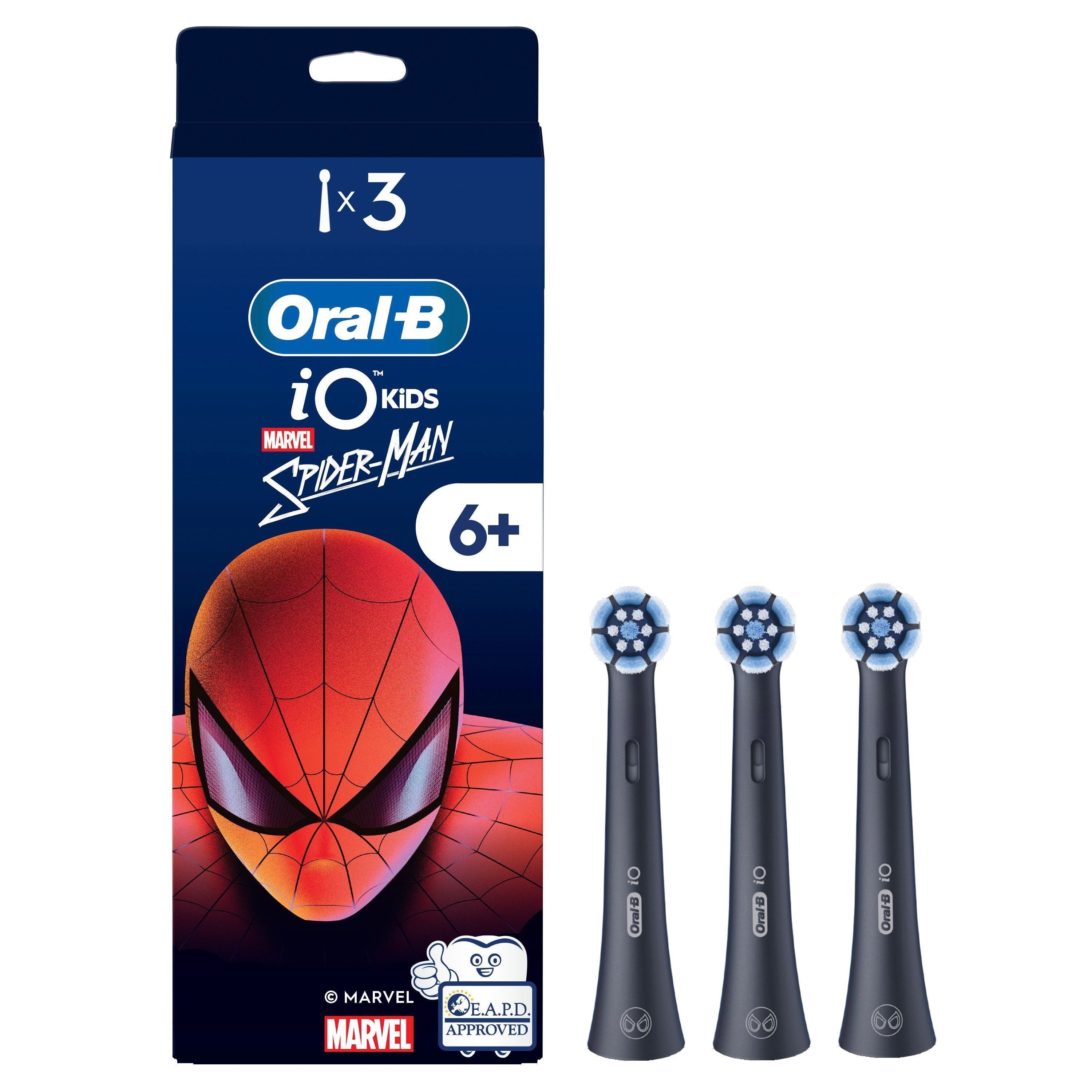 Oral-b Bürstenköpfe iO Gentle Care Spiderman Refills - 3 Pcs - Elektrische Zahnbuersten 8700216930666
