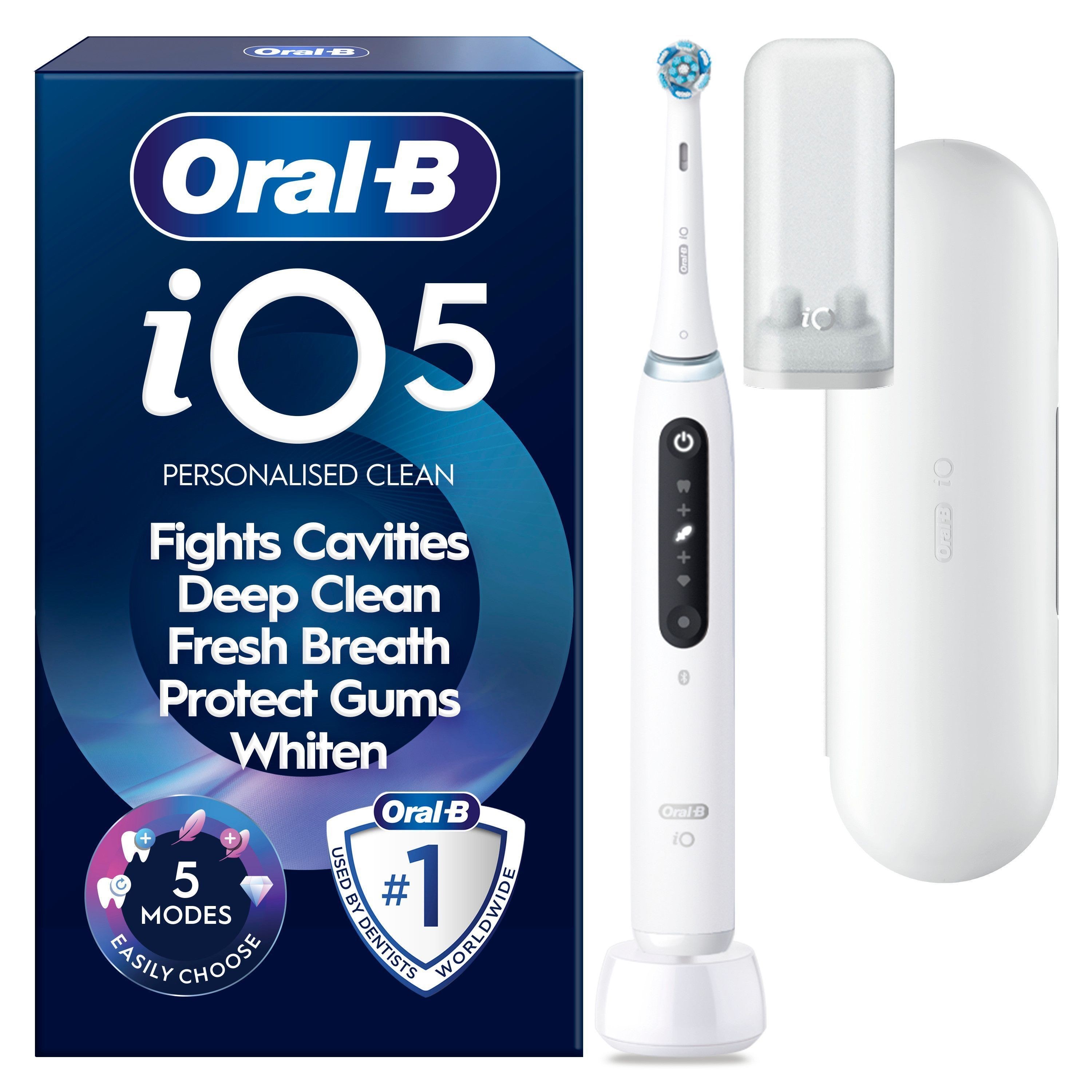 Oral-b Elektrische Zahnbürste Io5 Quite White - Elektrische Zahnbuersten