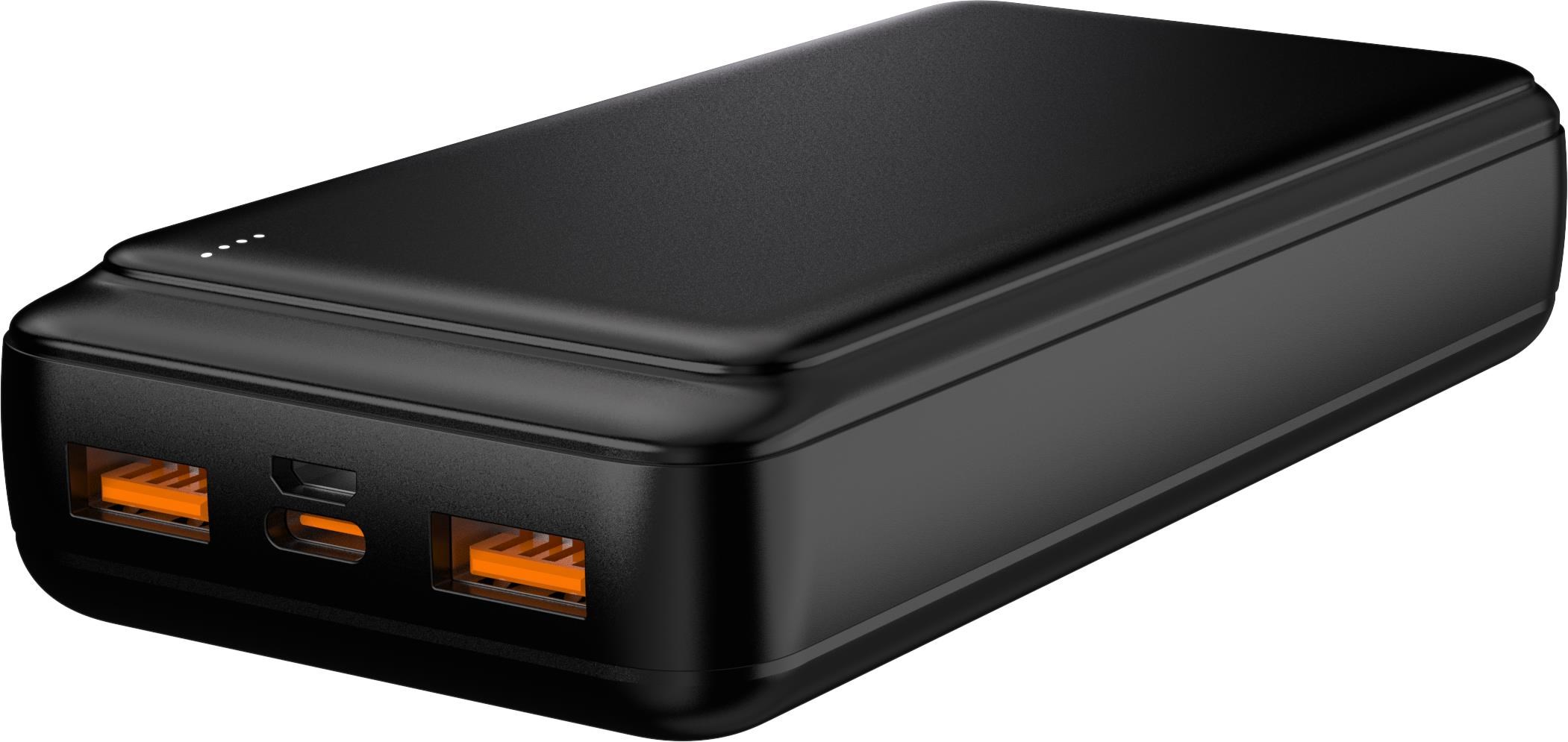 Denver Pqc-20009 - Fast Charge Powerbank With 20000mah Battery - 20000 Ah - Powerbank Akku