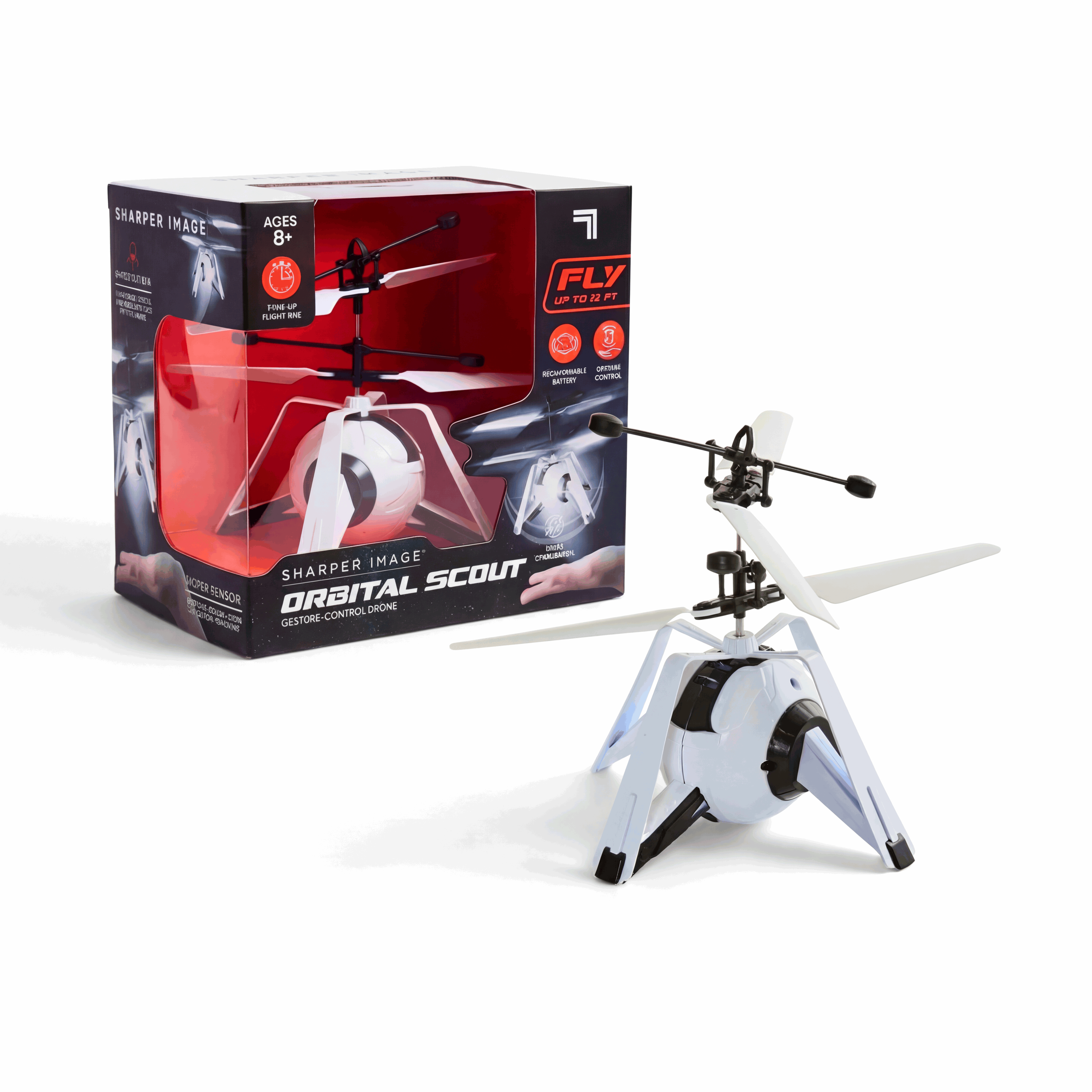 Sharper Image Toy RC Drone Orbital Scout - White - Ferngesteuert 1216028550
