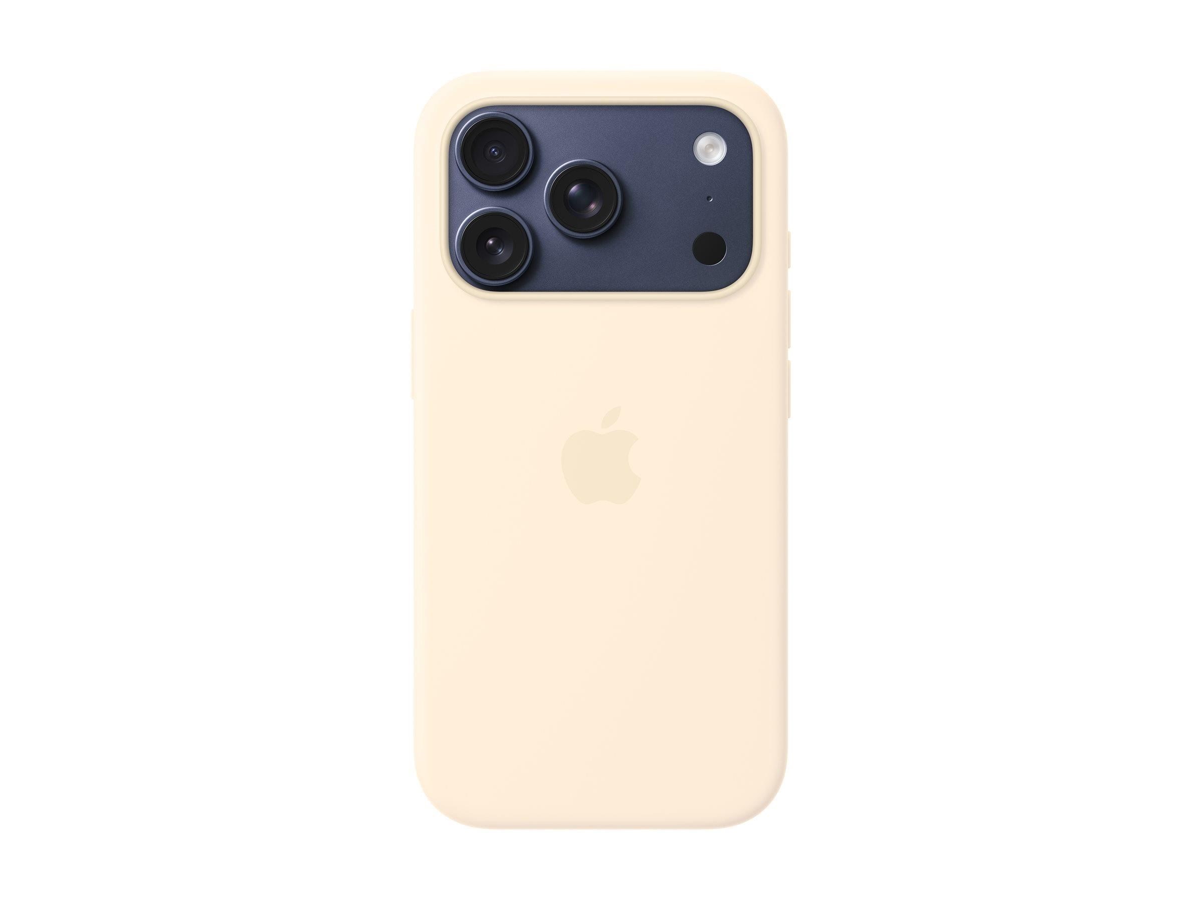 Apple Iphone 17 Pro Silicone Case With Magsafe - Vanilla - Handys Cover Cases