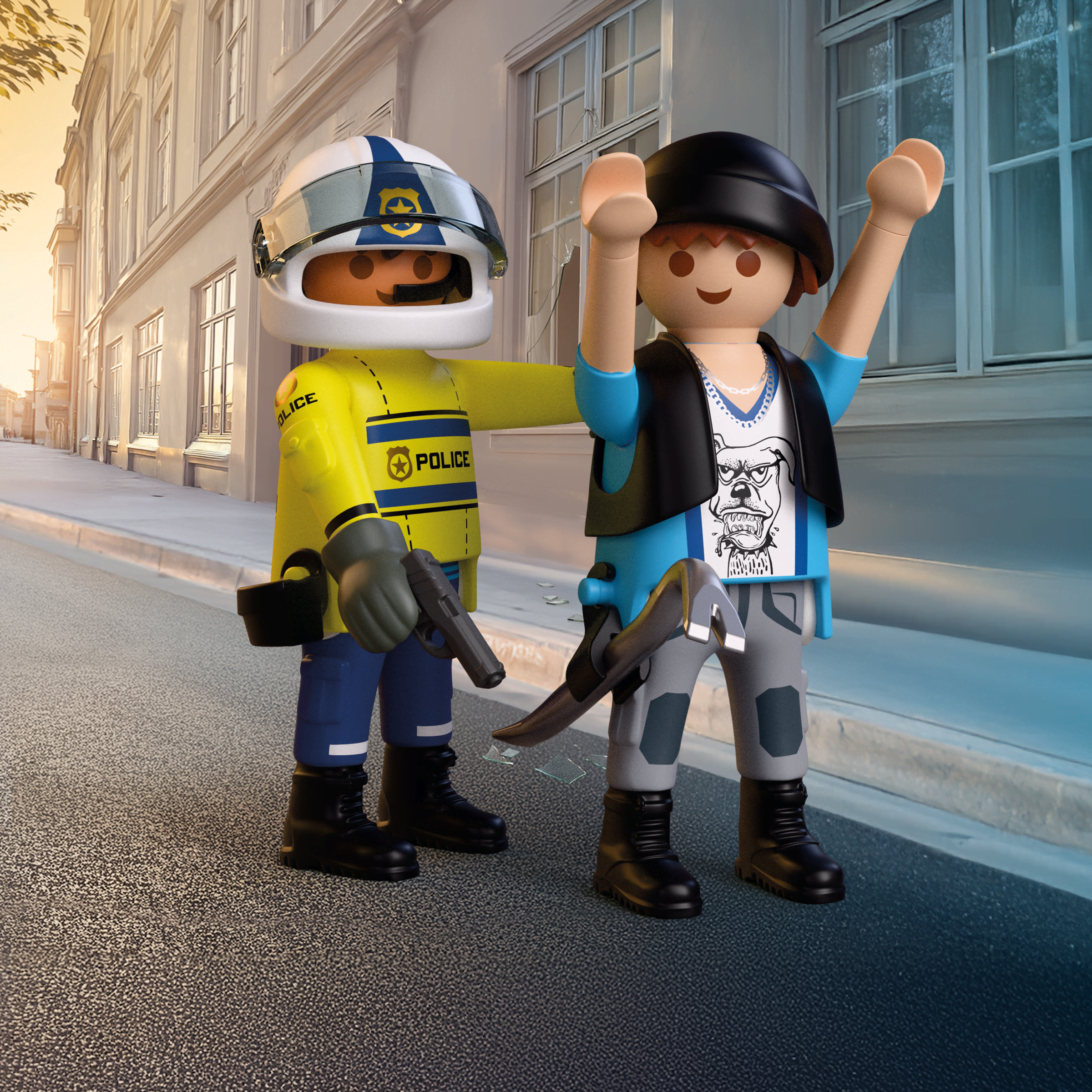 Playmobil Motorradjagd - Figuren 72079