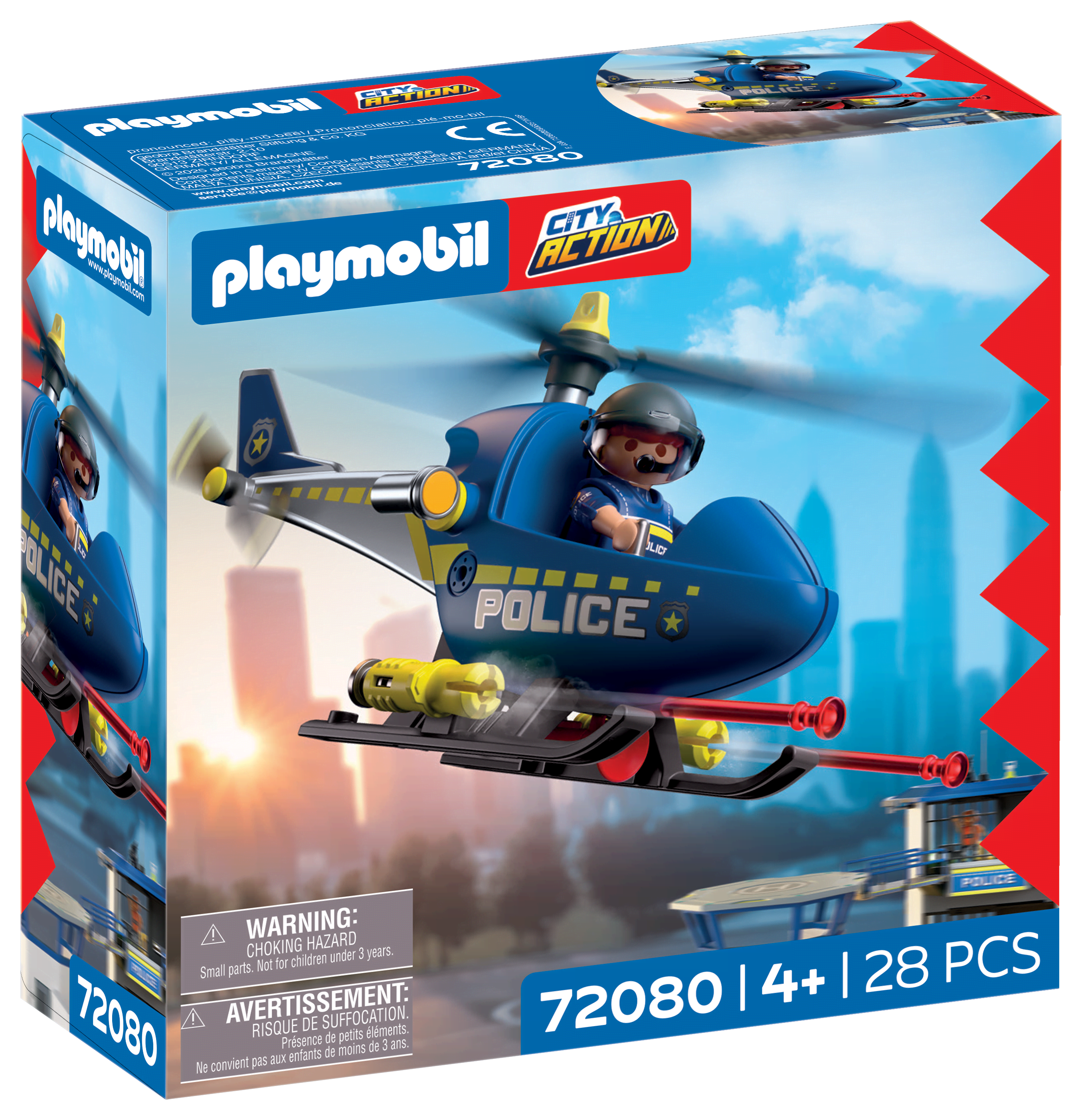 Playmobil City Action - Polizeihubschrauber 72080
