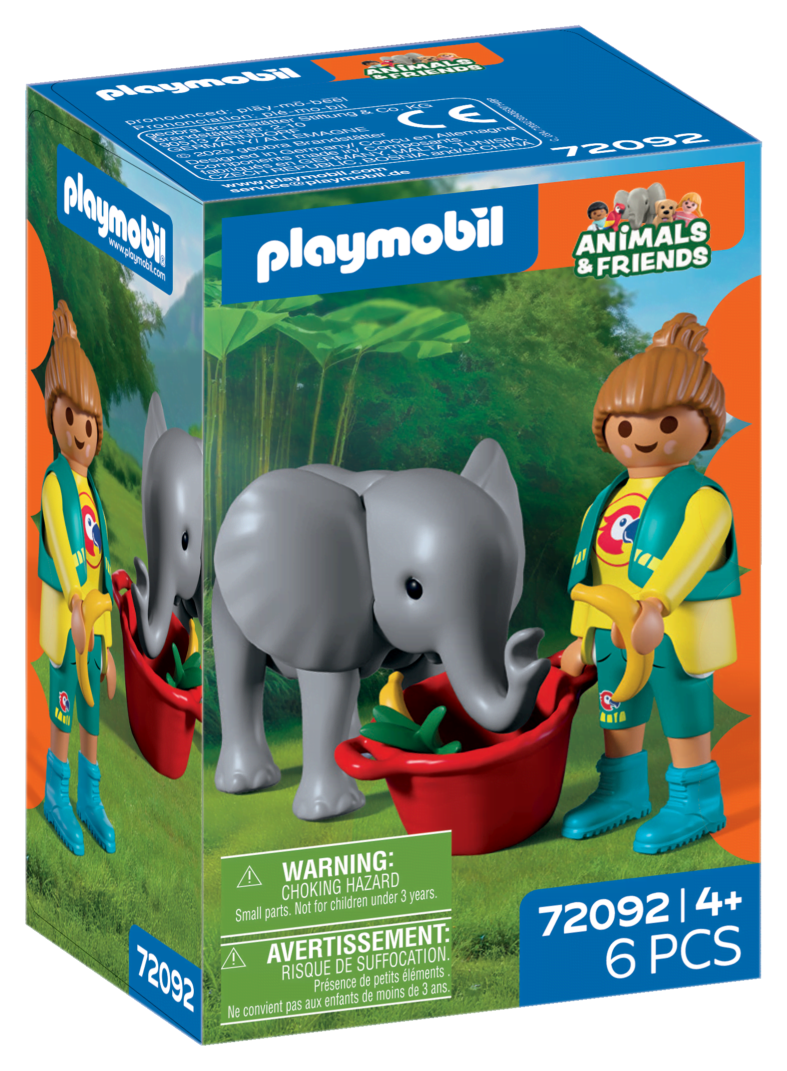Playmobil Zoo: Elefantenbaby Und Tierpfleger - Figuren