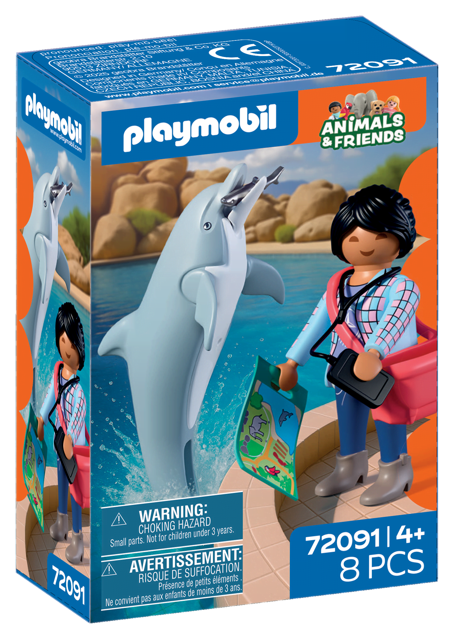 Playmobil Zoo: Delfin Und Besucher - Figuren 72091