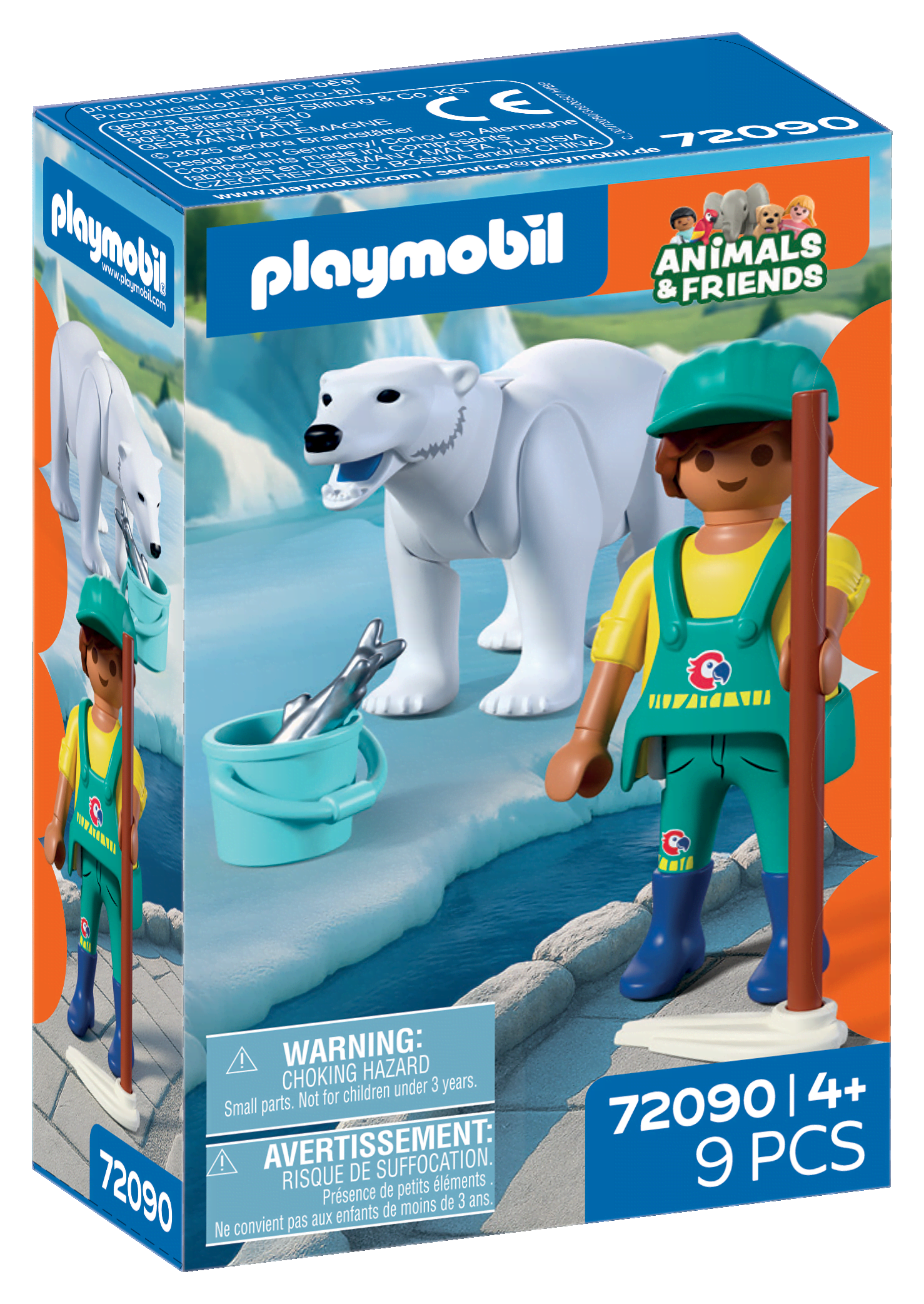 Playmobil Zoo: Eisbär Und Tierpfleger - Figuren 72090