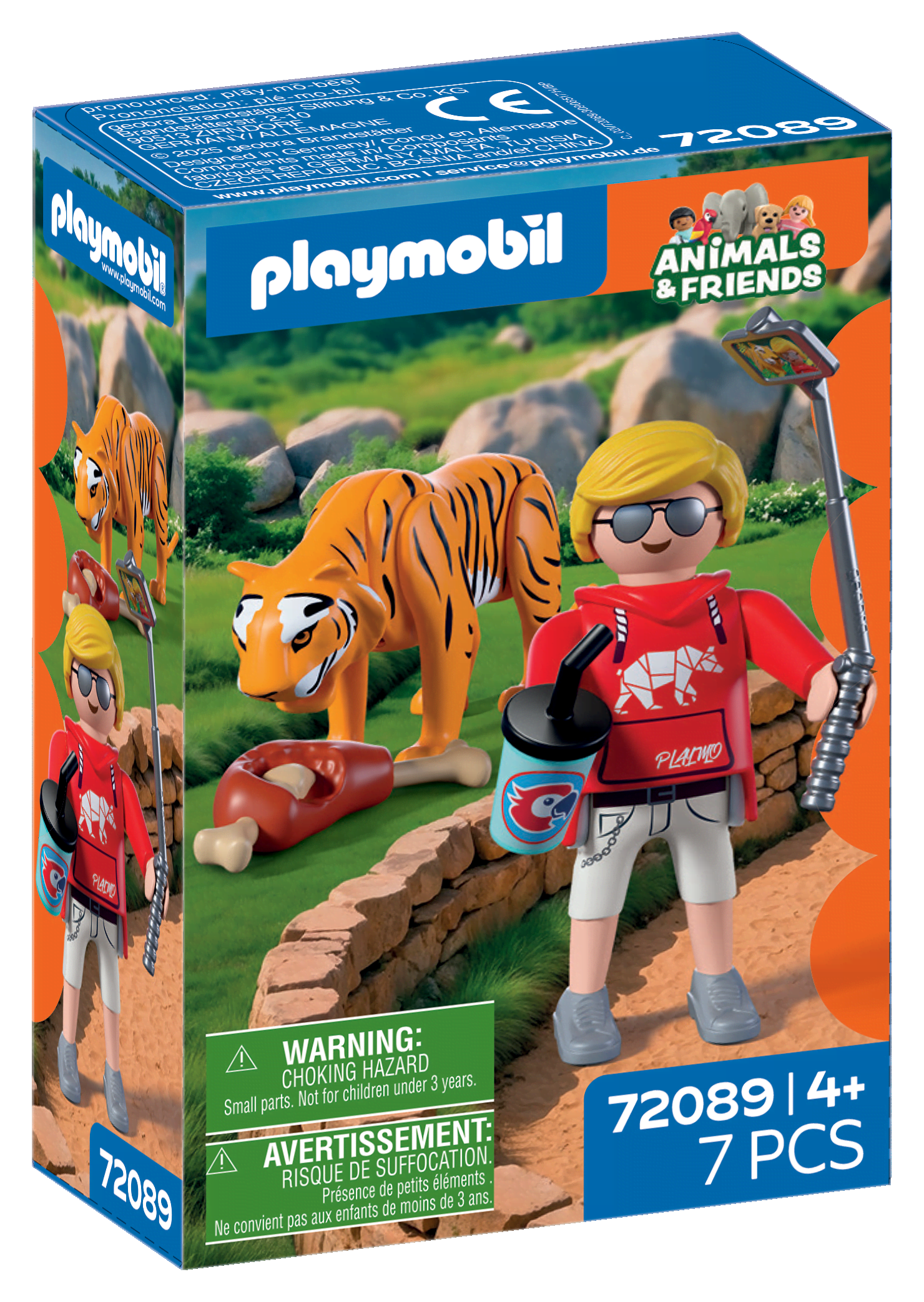 Playmobil Zoo: Tiger Und Besucher - Figuren