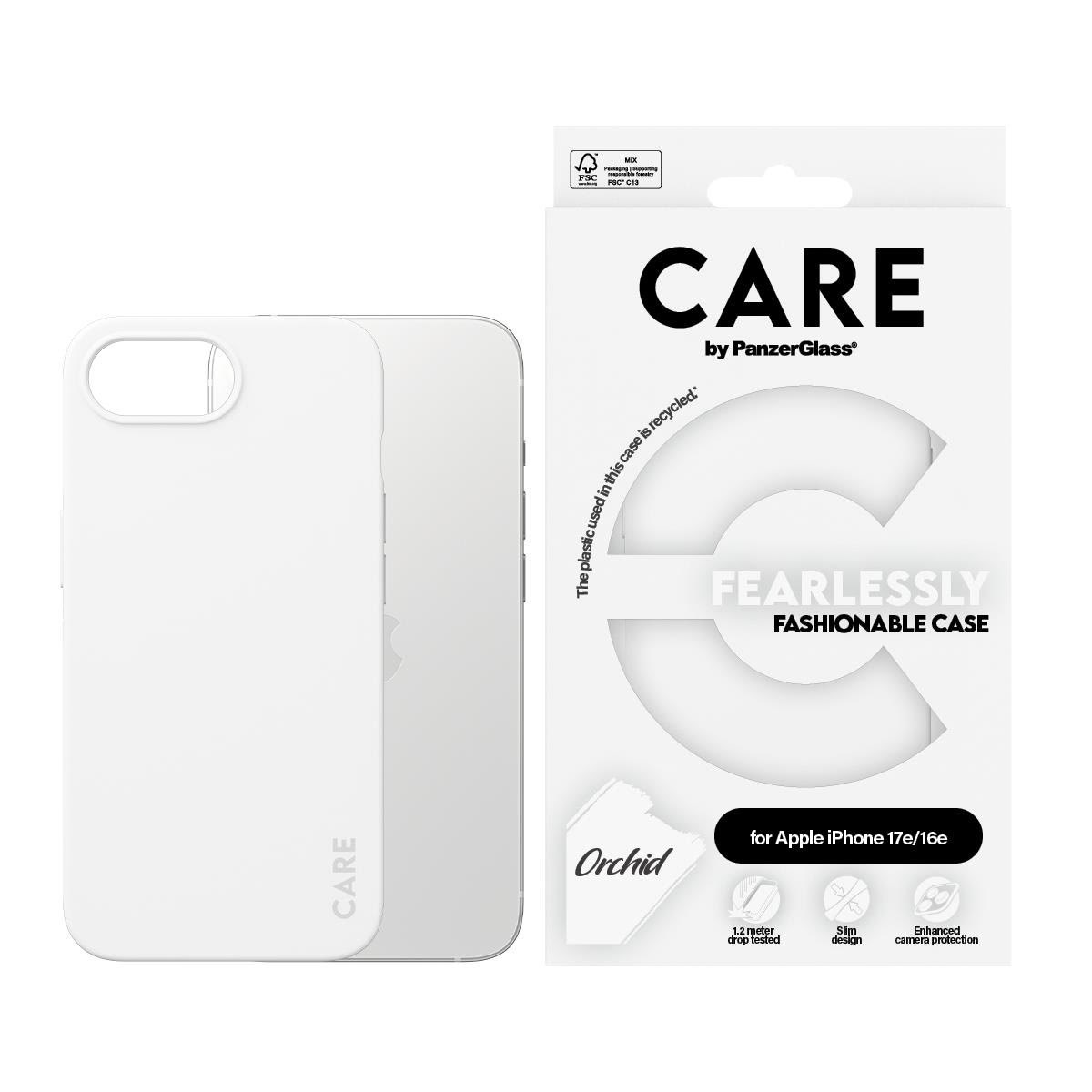 Care by Panzerglass Case White Orchid Iphone 17e | 16e - Handys Cover Cases Cr63169