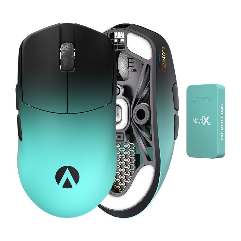 Lamzu Maya X - Gaming Maus (Blau)