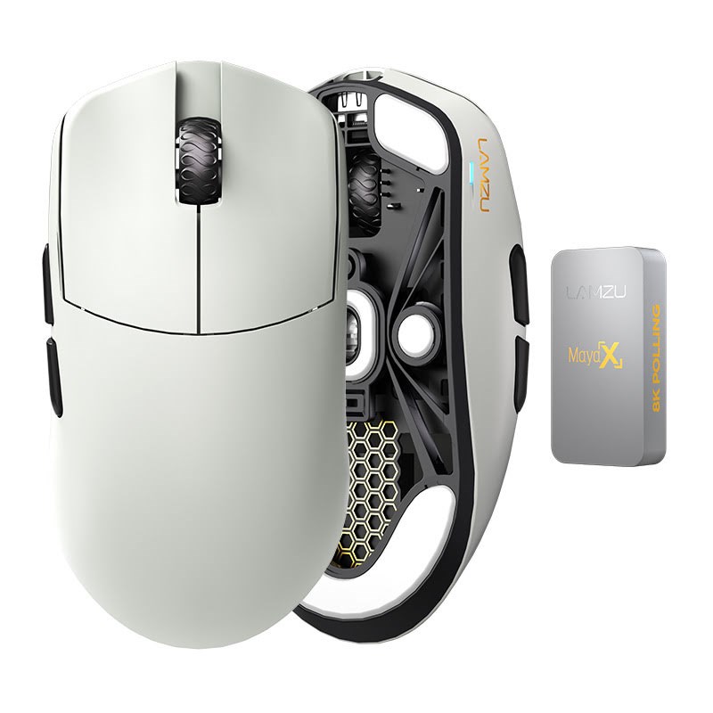 Lamzu Maya X - Gaming Maus (Grau) 6975637430107