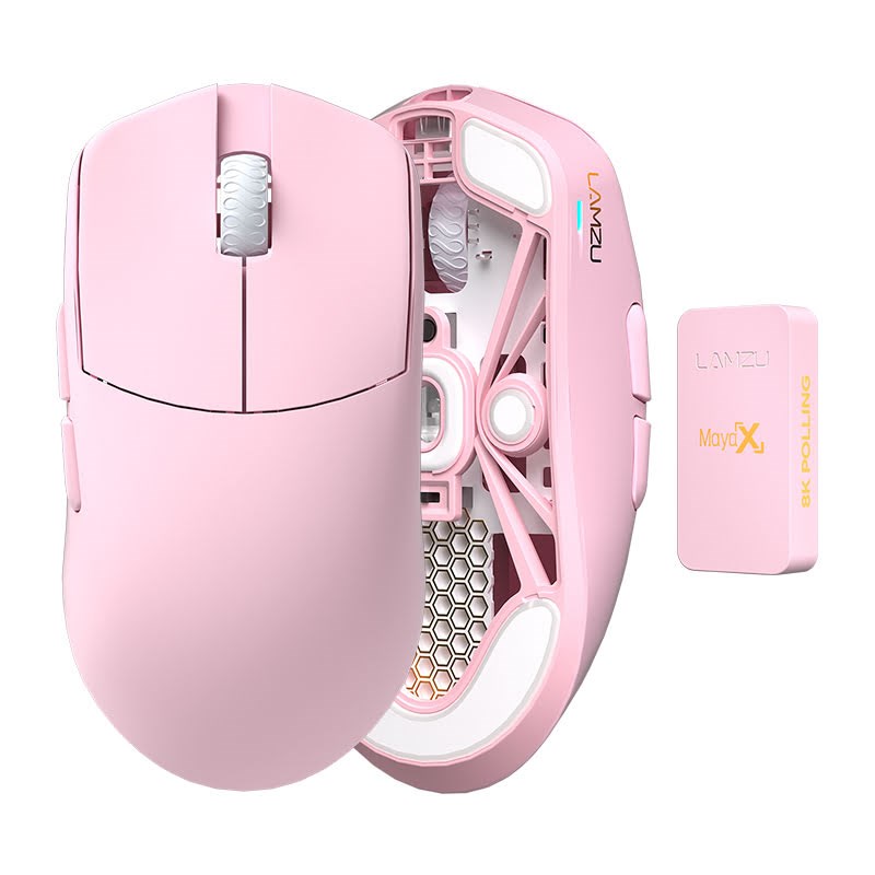 Lamzu Maya X - Gaming Maus (Pink) 6975637430190