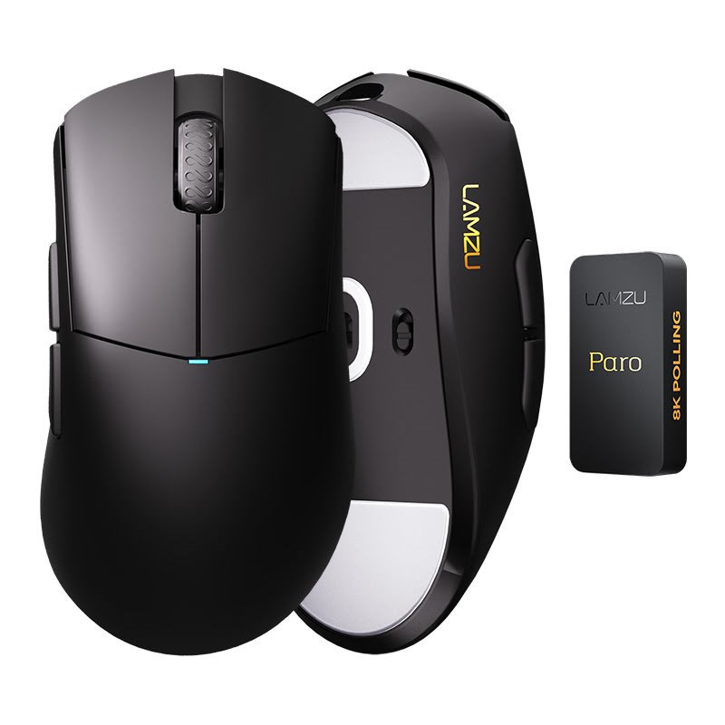 Lamzu Paro - Gaming Maus (Schwarz) 6975637430541