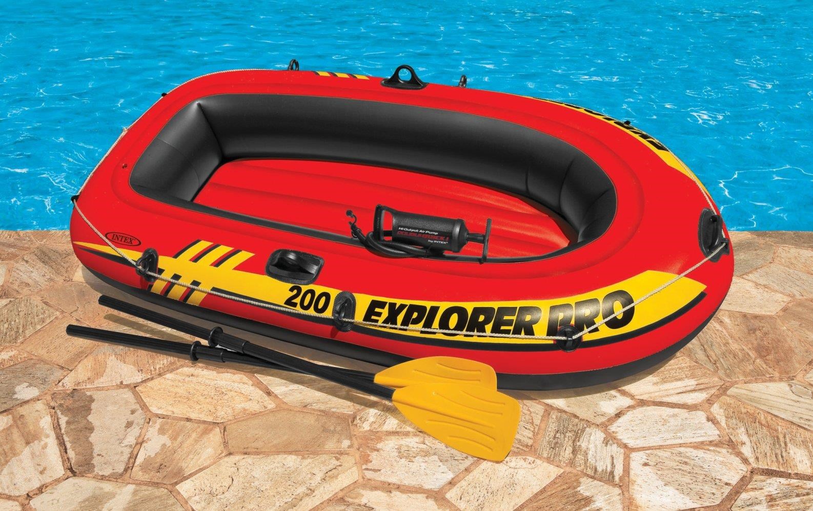 Intex Explorer Pro 200 Boot, 120 kg, Ohne Ruder, 196x102x33 cm - Wasserspielzeug