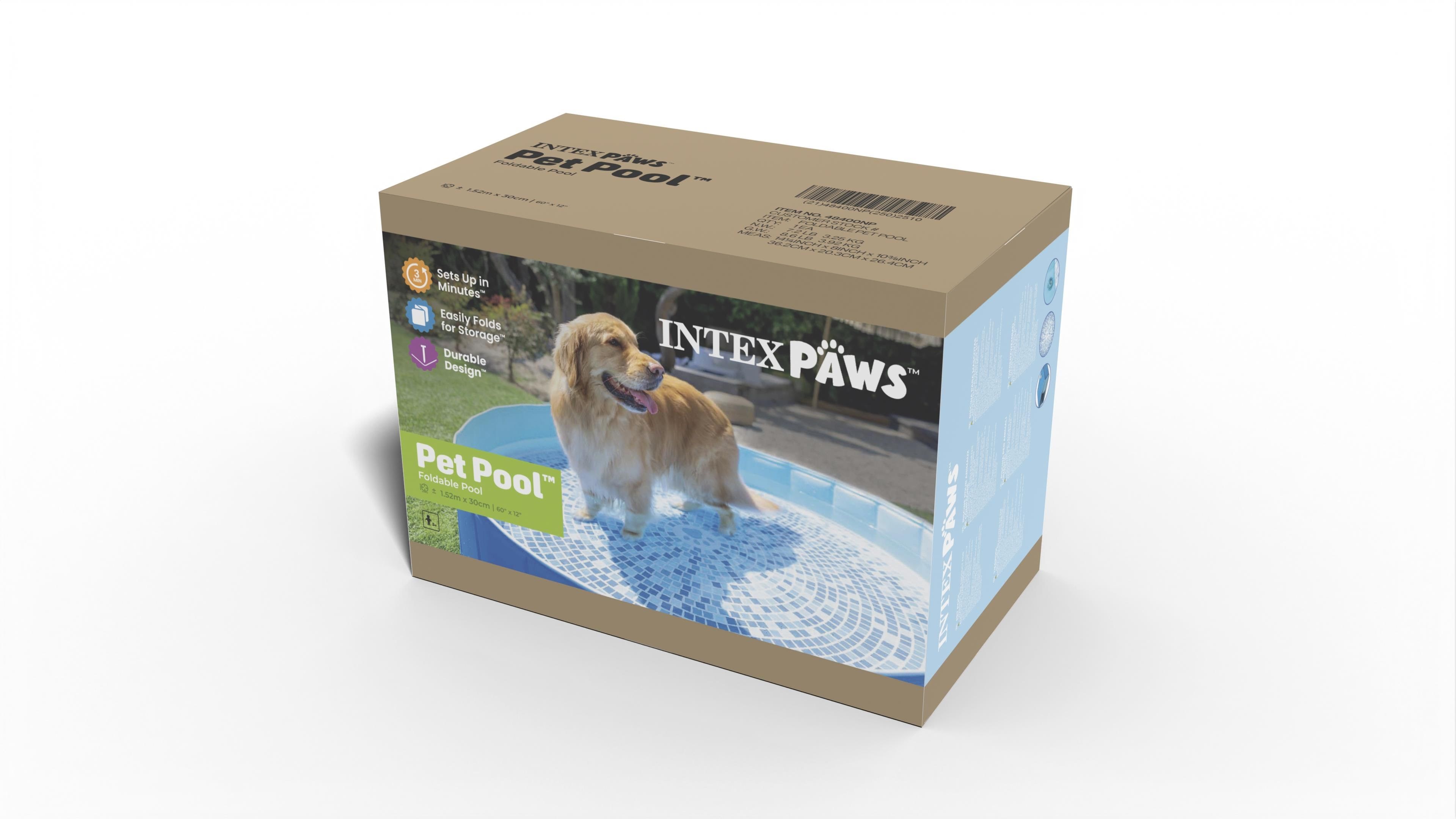 Intex Faltbarer Haustier-pool 152x30 cm - Pools