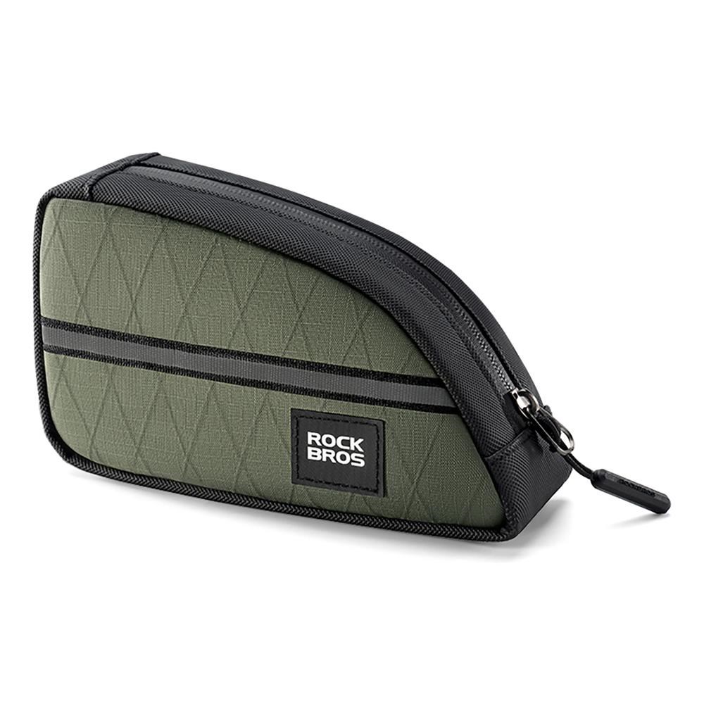 Rockbros Triangle Bike Frame Bag 0.8L - Green - Fahrradzubehoer 8386824308365