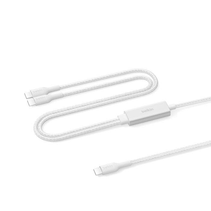 Belkin Boostcharge Pro 140w Dual Usb-c Cable - 1.5m - White - Usb Kabel Weiß Cac004hq1.5mwh