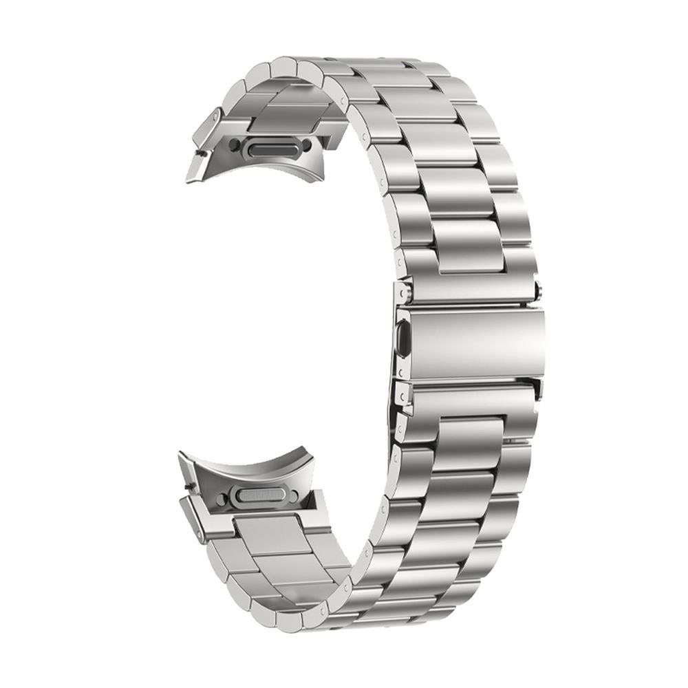 Puro Metal Stainless Steel Strap For Samsung Galaxy Watch 4 / 4 Classic / 5 / 5 Pro / 6 / 6 Classic - Silver - Smartwatch Accessories Pugw6metalsil