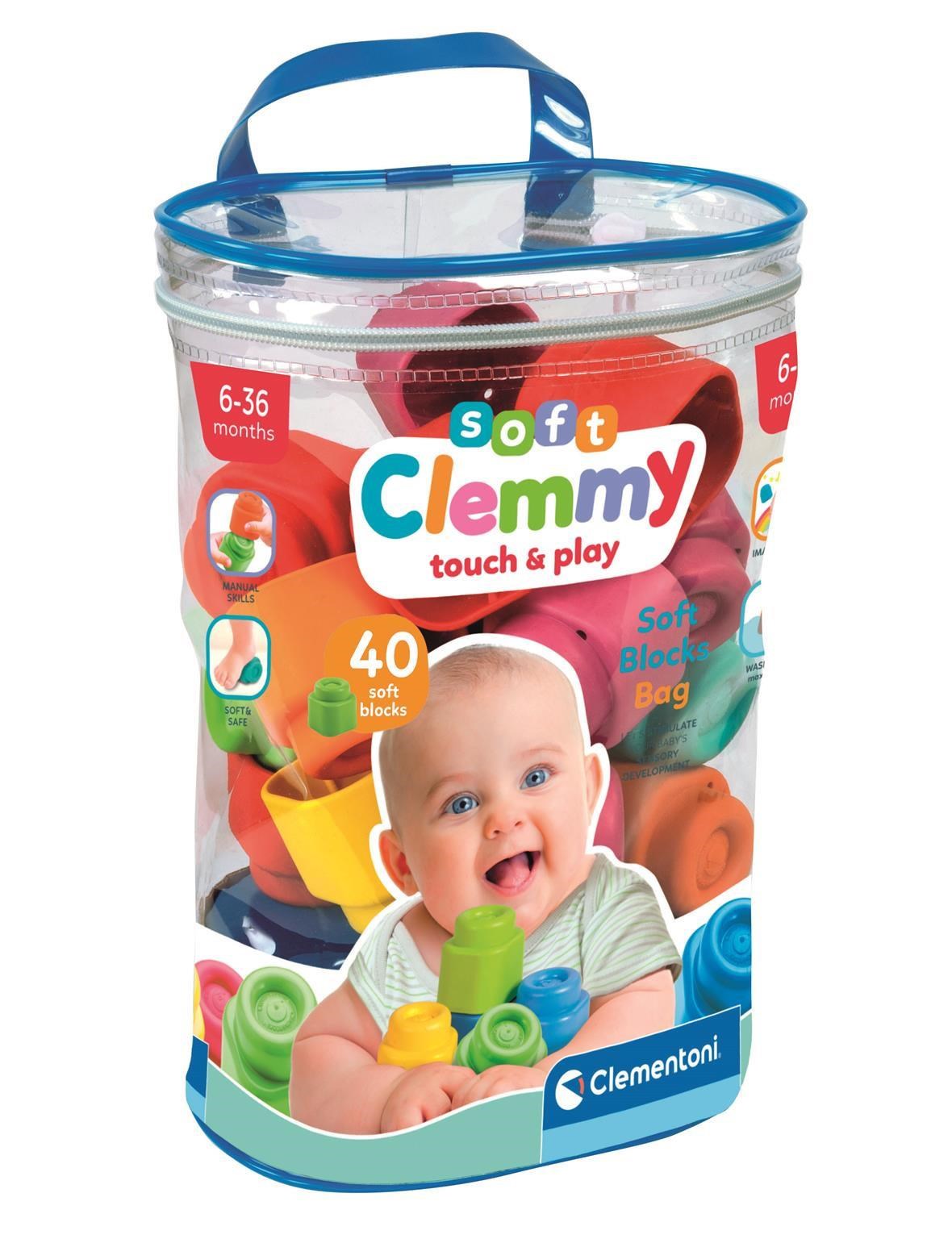 Clementoni Clemmy Bag 40pcs - Baby Spielzeug 17878