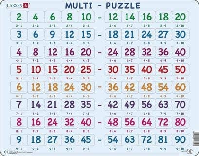 Larsen Puzzles Puzzle Multi-puzzle - 80-teilig, Maxi (36.5x28 2D Puzzles Ar17