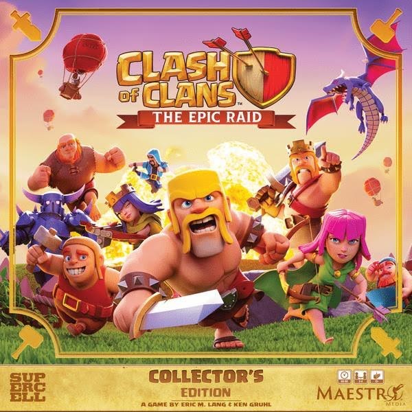 Clash of Clans The Epic Raid Collectors (Eng) - Brettspiele Mmclashraid02