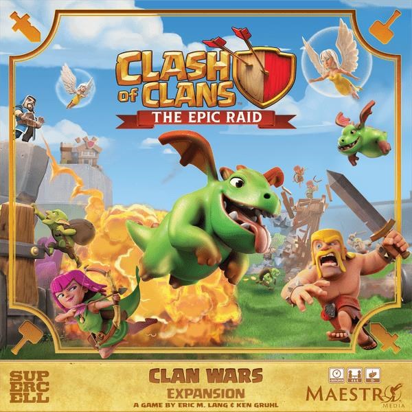 Clash of Clans The Epic Raid Clan Wars Exp. (Eng) - Brettspiele Mmclashexp02