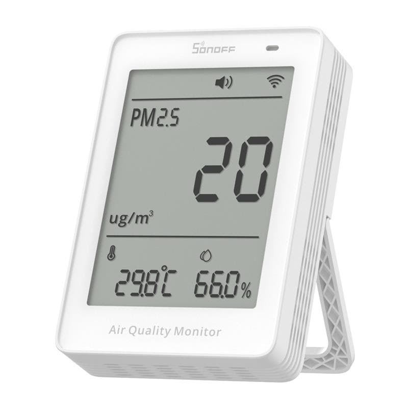 Sonoff Airguard Pm2.5 Sawf?07p Wifi Lcd Air Quality Monitor - Smart Home Sawf-07p