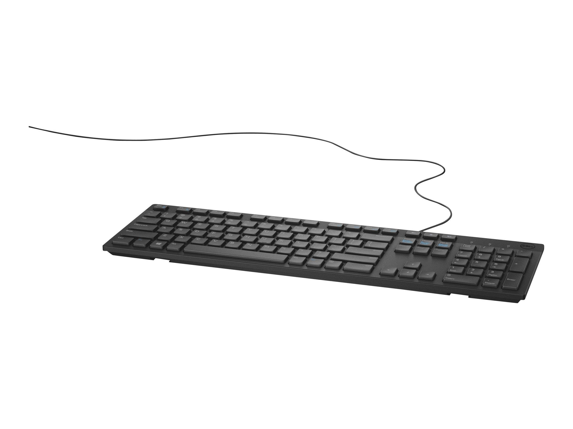 Dell Kb216 - Keyboard - Multimedia - Qwerty - Danish - Black Input Device - Tastatur - Dänisch - Schwarz - Tastaturen Kb216-bk-dan