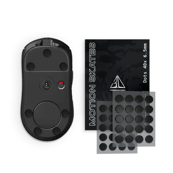 Threepointzero Motion Skates - Dots 40x 6.5mm - Universal - Mauspads Zubehoer