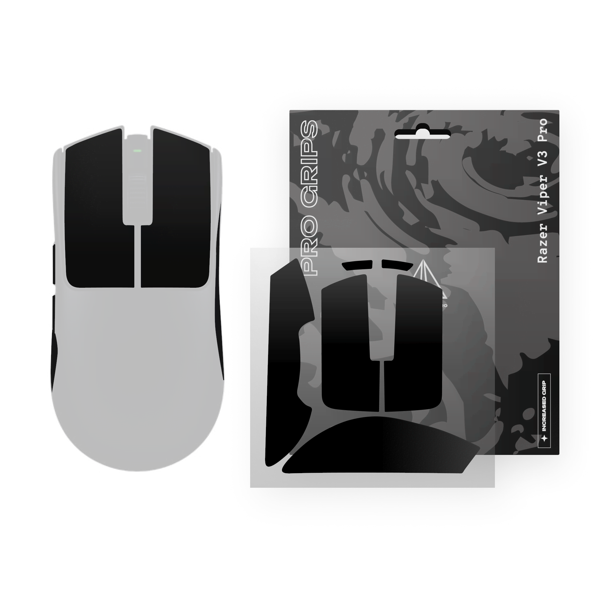 Threepointzero Pro Grips - For Razer Viper V3 Pro/viper V3 SE - Mauspads Zubehoer