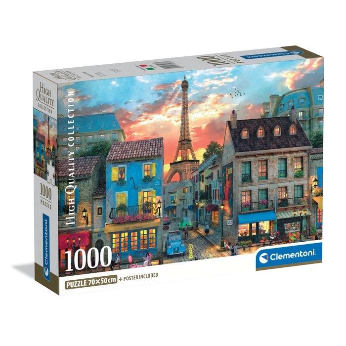 Clementoni Puzzle 1000 Pcs CB High Quality Collection Streets Of Paris