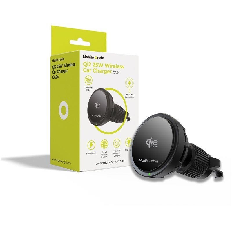 Mobile Origin Qi2 25w Wireless Car Charger Ca24 - Handys Adapter Und Ladegeraete