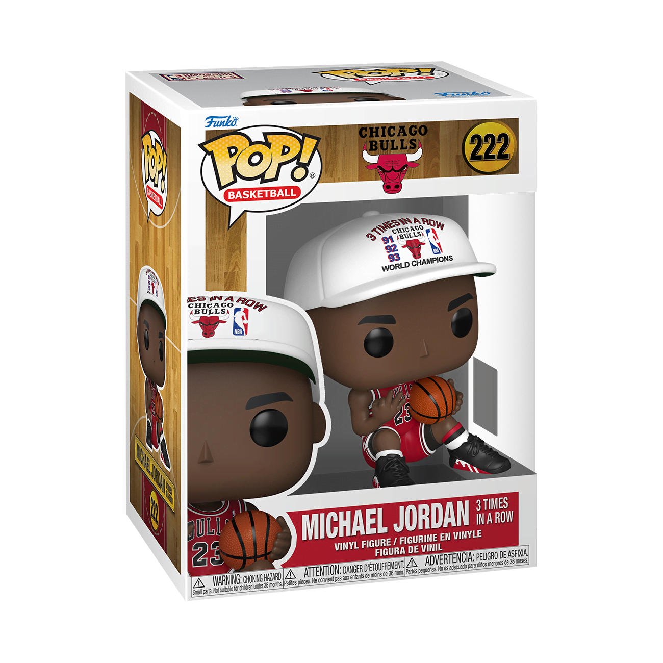 Funko! - Funko Pop Vinyl Bulls Michael Jordan 3x in a Row - Figur - Merchandise 90538