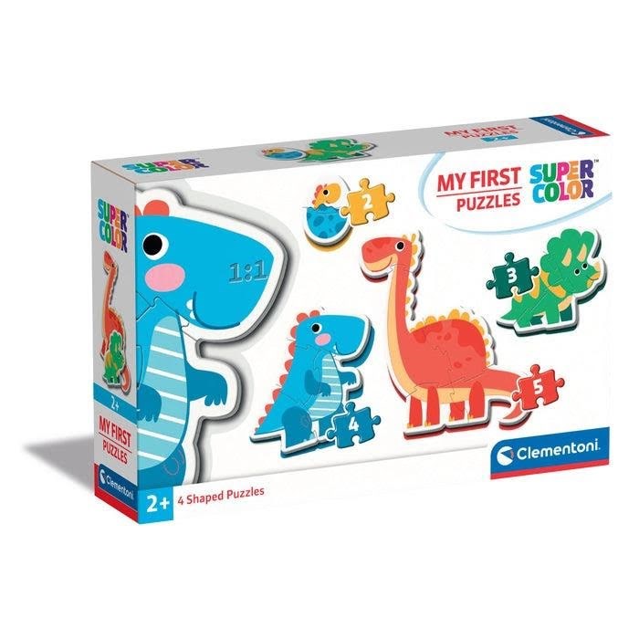 Clementoni Puzzle My First Dinosaurs 2-3-4-5 Pieces 2D Puzzles