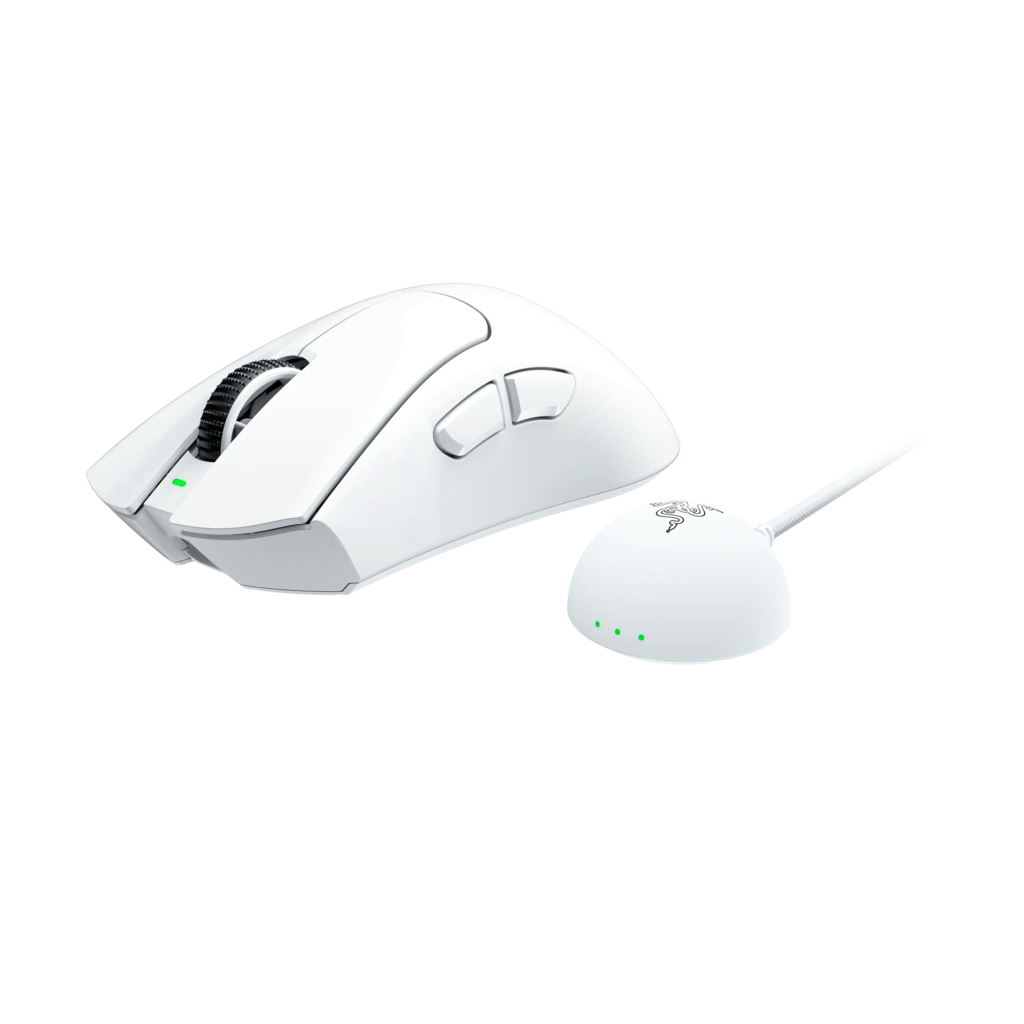 Razer Deathadder V4 Pro - Gaming Maus (Weiß) Rz01-05330200-r3g1