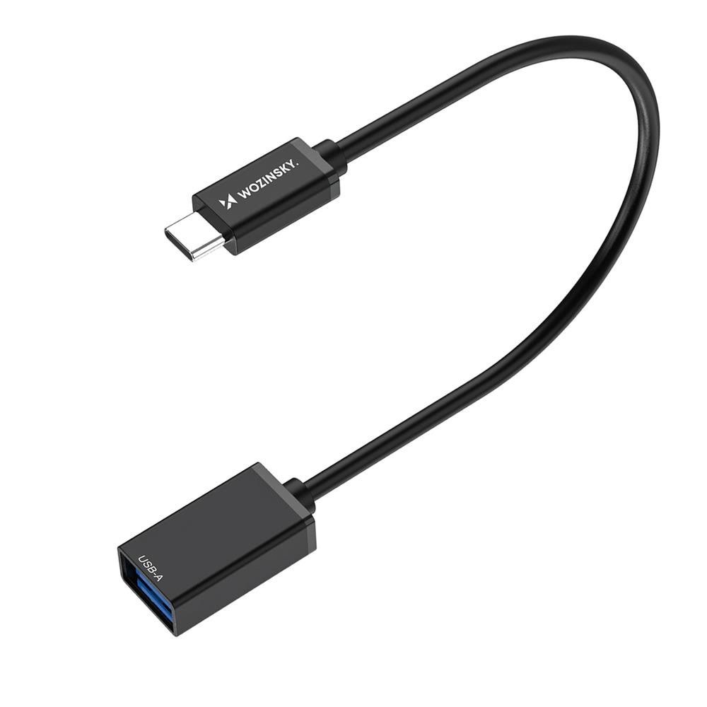 Wozinsky Wotgy1s Usb-c 3.0 (Male) - Usb-a 3.0 (Female) Otg Adapter - Black - Usb Kabel Schwarz 5907769376764