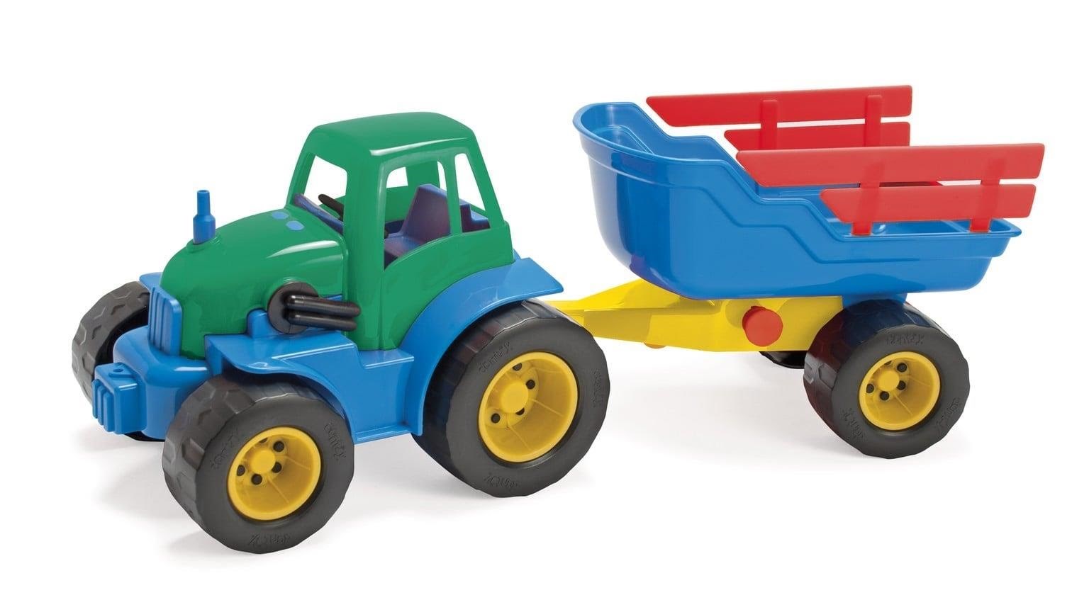 Dantoy Recycled Tractor With Trailer - Spiele im Freien