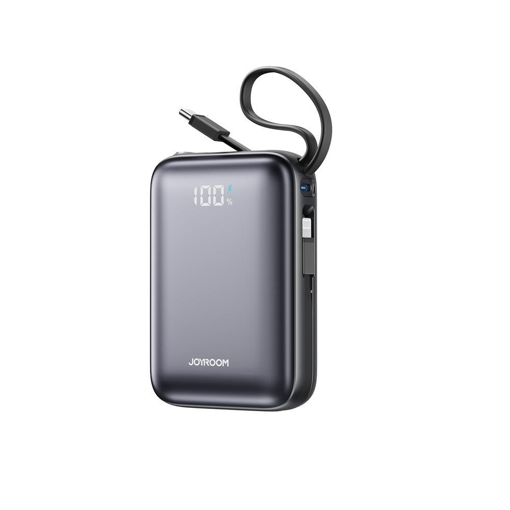 Joyroom Jr-pbf29 20000mah 22.5W Powerbank With Double Cable - Black - 20000 Mah - Powerbank Akku