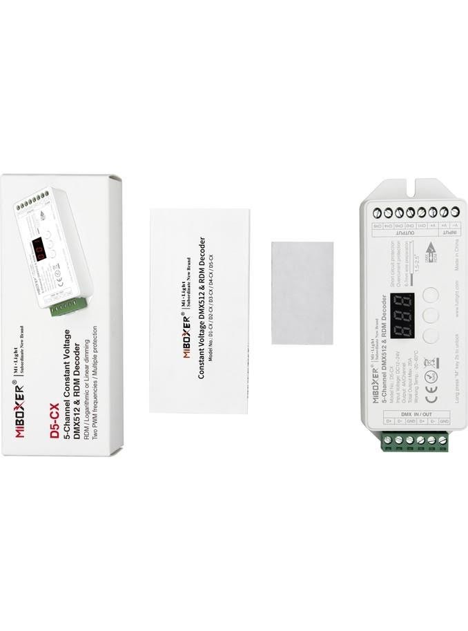 Miboxer Led Controller - Dc12/24v - Dmx512 (D5-cx) - Smart Home