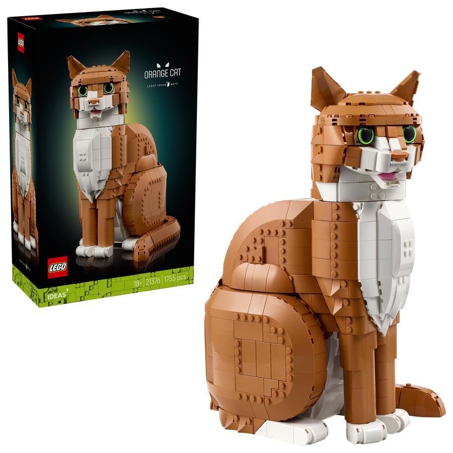 Lego Ideas 21376 Orangefarbene Katze