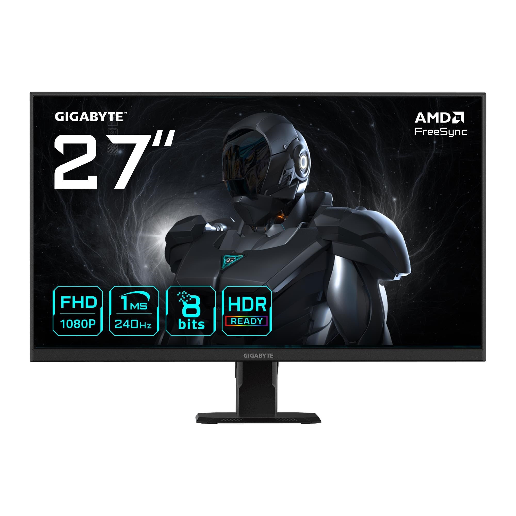 27" Gigabyte Gs27f2 - 1920x1080 (Fhd) - 240hz - Ips - Bildschirm Black Gs27f2 EK