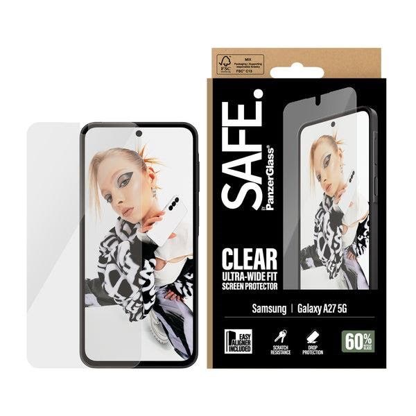 Safe by Panzerglass Screen Protector Samsung Galaxy A27 | Ultra-wide Fit w. Easyaligner - Handys Schutzfolie Sa20735