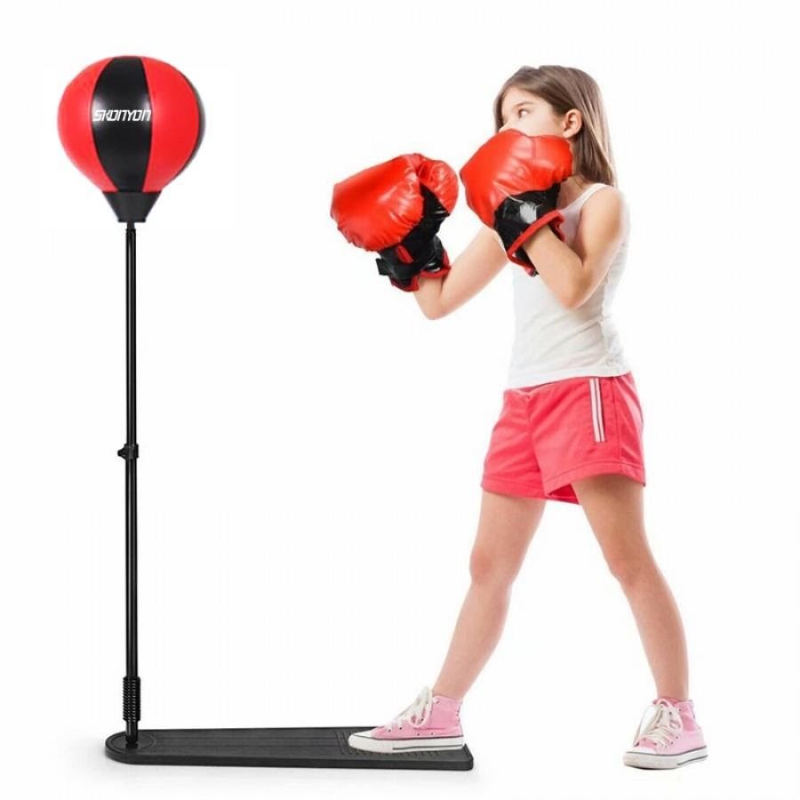Pro Punching Ball + Boxhandschuh Für Kinder - Komplettes Boxset - Gadget