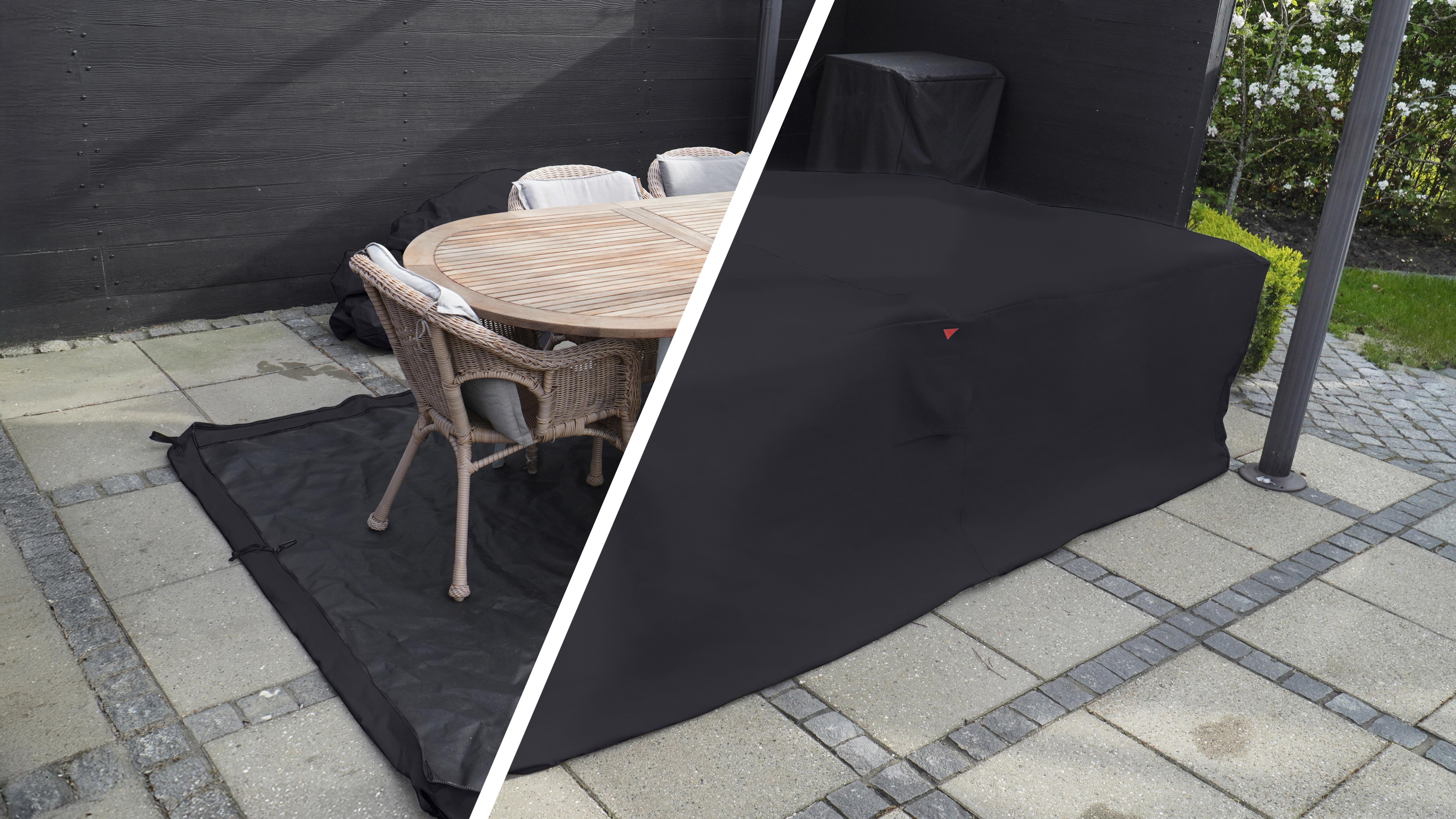 Home>it Garden Überzug Für Gartenmöbel, L235xb180xh95 cm, Schwarz - Gartengeraete